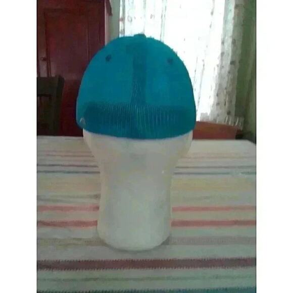 Pacific Headwear Blue Baseball Cap with B - Fitted Back - 904M - Youth - Picture 4 of 6